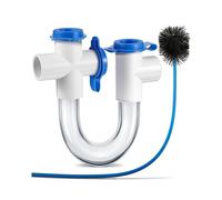 Colector de Condensado de 3/4 de Pulgada, Colector de PVC en Forma de U para Aires Acondicionados HVAC, Drena Eficazmente el Agua de Condensación