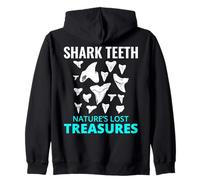 Colector de Dientes de tiburón fósiles Caza paleontología Megalodon Sudadera con Capucha
