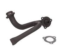 Colector de escape negro con tubo de recogida y limitador Aprilia Derbi Gilera