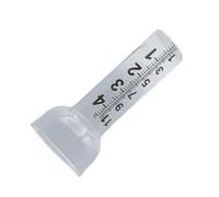 Colector de lluvia resistente a la intemperie con base antideslizante y marcado fácil de leer, resistente al calor para entusiastas del aire libre, medidores de lluvia resistentes a la intemperie