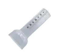 Colector de lluvia resistente a la intemperie con base antideslizante y marcado fácil de leer, resistente al calor para entusiastas del aire libre, medidores de lluvia resistentes a la intemperie