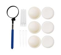 Colector de orina para perros, Colector de muestras de orina para perros - Colector de orina telescópico de mango largo | Suministros veterinarios, barra para orinar de gato, barra de orina para perra