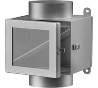Colector de pelusas de ventilación de acero inoxidable con caja de filtro de malla de doble capa para mayor seguridad y resistencia al calor en lavanderías domésticas