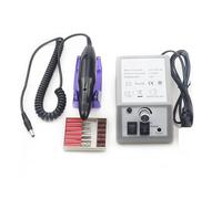 Colector de polvo, 140W multifunción 3 en 1 con 80W VU secador de uñas LED 30000Rpm taladro y aspiradora 40W for herramienta manicura(2000 black)