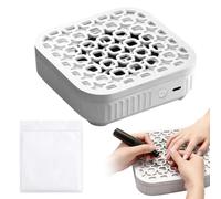 Colector de polvo al vacío de uñas, plumero de limpieza de manicura, filtro de polvo portátil para uñas, para salón, fiesta, vacaciones, diario, reuniones informales, viajes