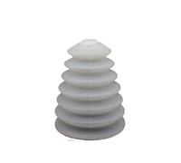 Colector de polvo de taladro con cubierta de goma for polvo, taladro percutor eléctrico, accesorios for herramientas eléctricas de 110 mm/130 mm(Short White)