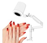 Colector De Polvo De UñAs Con Velocidad De Ventilador Ajustable, Quitapolvo De UñAs Con LáMpara Led, Trampa De Polvo De UñAs De Bajo Ruido, Ventilador De SuccióN De Polvo De UñAs De SuccióN,220V