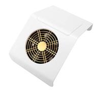 Colector de Polvo de Uñas de 40 W, Máquina de Succión para Decoración de Uñas, Aspiradora, Herramienta de Manicura con Filtro, Herramientas Profesionales de Aspiradora para Salón(fuente blanca)