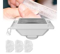 Colector De Polvo De Uñas, Extractor De Succión De Polvo De Uñas Eléctrico Potente Con 3 Bolsas De Almacenamiento, Limpiador De Succión De Polvo De Ventilador De Aspiradora De Uñas Para(EU)