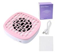 Colector de polvo de uñas, Nail Dust Collector Extractor Fan For Manicure Machine Powerful Nail Vacuum Cleaner With Remove Paper Filter Nail Equipment(B)