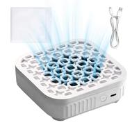 Colector de polvo de uñas - Plumero portátil de 5500 rpm, ventilador filtrado, 2 modos de alimentación, dispositivo recargable silencioso, colector de polvo de uñas duradero para principiantes