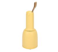 Colector de Polvo de Uñas Portátil con una Fuerte Succión para Artistas Uñas: Aspiradora Escritorio en Amarillo con Rotación Viento 360 ° y Diseño Ergonómico ABS (YELLOW)