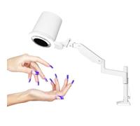 Colector De Polvo De UñAs Profesional, Ventilador De SuccióN De Polvo De UñAs De Bajo Ruido, Extractor De Polvo De UñAs Con Led, Extractor De Polvo De UñAs De Montaje En Mesa Universal,110V