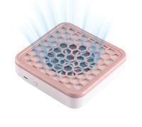 Colector de polvo de uñas: ventilador de almohadilla de filtro extraíble, potente instrumento de succión silencioso, dispositivo de manicura portátil, accesorio de manualidades de uñas fácil de