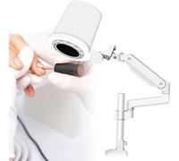 Colector De Polvo De VacíO Para UñAs, Extractor De Polvo De UñAs De SuccióN Fuerte, MáQuina De Polvo De UñAs Led, Trampa De Polvo De UñAs De Bajo Ruido, Filtro De Polvo Para UñAs Colector,110V