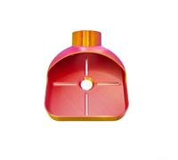Colector de polvo eficiente de la perforación con la compatibilidad estándar de la botella plástica para el trabajo de la precisión (rojo)