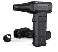 Colector de polvo eléctrico - inalámbrico alta potencia 150.000 RPM, secador pelo con motor sin escobillas recargable(4000Mah-black)