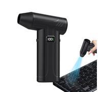 Colector de polvo eléctrico - Soplador de limpieza portátil de 5.94 pulgadas | Ventilador Turbo Inalámbrico - Limpiador de polvo recargable ABS 90.000 RPM que pesa 206 G con luz LED flujo de aire