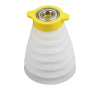 Colector de polvo inodoro: recipiente para polvo de alta elasticidad, protector de polvo para taladro | Proteja sus pulmones Protector contra el polvo de doble capa, cubierta antipolvo para perforació