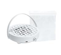 Colector de polvo Nail Tech, potente succión de 0 a 6000 RPM con 30 filtros, colector de polvo silencioso con asa, para técnicos de manicura, pedicura, principiantes, salón, hogar, mesa de escritorio