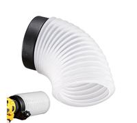 Colector de polvo para sierra de campana cubierta protectora extraíble | Accesorio de cubierta de polvo para sierra de campana para hormigón Albañilería Electricista Constructure Cha