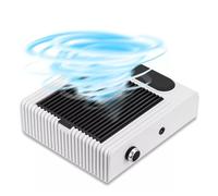 Colector de polvo para uñas, Aspiradora de uñas de 180W for manicura y pedicura con filtro extraíble, potente colector de polvo for uñas, máquina de manicura ajustable , Potente, Salón de uñas(Bianco)