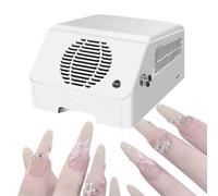 Colector De Polvo Para UñAs, MáQuina De VacíO EléCtrica Profesional Ajustable De 120 W Limpiador De UñAs Con Potente Ventilador Y Filtro, Captura De Polvo De 360° Y DiseñO ErgonóMico De