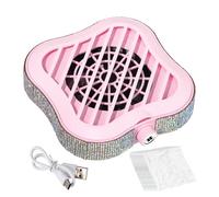 Colector De Polvo Profesional Para Aspiradora De Uñas: Limpiador Silencioso Con Potencia De Succión Ajustable, Diseño Compacto De 5,31 Pulgadas, 10 Filtros | Para El Cuidado De Las Uñas, Salón, Hogar,