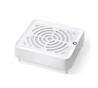 Colector de polvo uñas profesional for extractor manicura, ventilador for absorbente con filtro extraíble Para salón y hogar(WHITE)