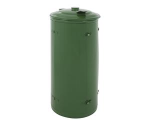 Colector de residuos con cierre tensor capacidad 120 l, con puerta batiente doble