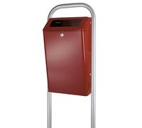 Colector de residuos con cubo interior metálico capacidad 50 l, A x H x P 305 x 725 x 400 mm