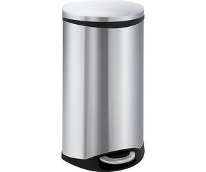 Colector de residuos con pedal, en forma de concha EKO, capacidad 30 l, H x A x P 690 x 340 x 375 mm
