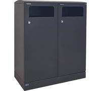 Colector de residuos para exteriores capacidad 2 x 100 l