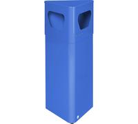 Colector de residuos para exteriores, triangular VAR, capacidad 32 l, con recipiente interior