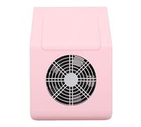 Colector de succión de polvo de uñas fuerte y resistente, almohadilla de mano mate de(Pink, European standard 220V)