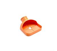 Colector de virutas de perforación para botellas de plástico | Recolector de desechos multifuncional con guía | Resistente para herramienta PLA para perforar la recogida de polvo (naranja)