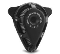 Colector goma 45° universal Esponja poliuretano d Filtro de aire de admisión giratorio compatible con Harley Sportster XL883N, Iron 883, XL883R, XL883L y XL1200T (1991-2022).(2-all black-gray)