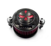 Colector goma 45° universal Esponja poliuretano d Filtro de aire de admisión para motocicleta compatible con Harley Sportster XL883 XL1200 (1988-2015)(Black)