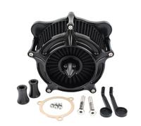 Colector goma 45° universal Esponja poliuretano d Kit de filtro de aire de admisión para Harley Sportster XL 883 1200 Dyna FXR Softail Touring Road King Electra Glide(Air filter B)