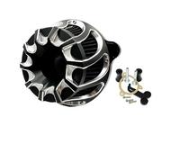 Colector goma 45° universal Esponja poliuretano d Kit de filtro de aire de admisión para motocicleta compatible con Harley Sportster XL 883 1200 M8 Touring Glide Trike Softail Dyna(C)