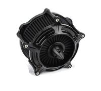 Colector goma 45° universal Filtro de aire para motocicleta, sistema de admisión y purificador de aire, compatible con Benda Napoleon 450 Chinchilla 450(All black a)