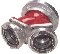 Colector Storz 75-B (2xentrada) y 110-A (salida)
