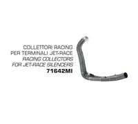 Colectores ARROW no homologados en acero inoxidable para YAMAHA TRACER 7 {34877} | TRACER 700 16-20 | MT 07 14-21 | XSR 700 {22870}