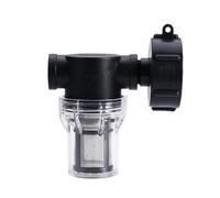 Colectores de agua de lluvia - Grifo de conexión de depósito de 1000 L con filtro y adaptador S60 x 6 para manguera de jardín, fácil de instalar y ecológico de 3/4 pulgadas