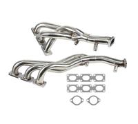 Colectores De Escape De Acero Inoxidable Plateados Para Motores Para BMW E46 E39 Z3 2.5L 2.8L 3.0L L6 Tubo Cola Coche