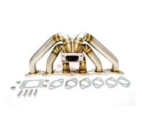 Colectores De Escape Para Nissan Para Skyline 240sx S13 S14 R31 R32 RB20DET RB25DET 1989-1999 T3 42 Mm SS304 Colector De Montaje Superior(Sandblasted)