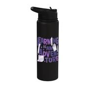 Colegio - Declaración «Aprender es una aventura»: alumna Stainless Steel Insulated Water Bottle
