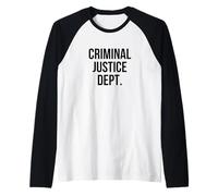 Colegio del Departamento de Justicia Penal Camiseta Manga Raglan