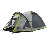 Coleman Carpa Darwin para mayores de 4 personas, tienda de campaña para 4 personas, tienda iglú, carpa para festivales, carpa ligera con cúpula con toldo, impermeable WS 3000 mm, gris