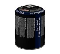 Coleman Cartucho de Gas C500 Performance, Cartucho de válvula con válvula de Tornillo, Adecuado para Estufas de Camping, Parrillas de Camping o lámparas, 440 g de Potente Mezcla de butano o propano,